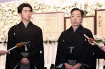 自分の代わりに市川團子(左)をテレビに出したい思いも強いという